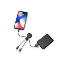 Внешний аккумулятор &laquo;BioPack&raquo; c кабелем &laquo;Mr. Bio&raquo;, 5000 mAh