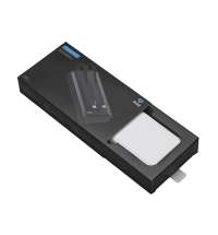 Внешний аккумулятор со встроенными кабелями &laquo;Фрэйм Про&raquo;, быстрая зарядка, 20000мач
