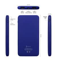 Внешний аккумулятор Bplanner Power 1 ST, софт-тач, 5000 mAh