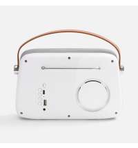 Bluetooth-колонка с радио Retronica, белая