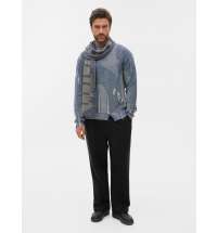 Шарф Denim XXL на заказ, полушерсть