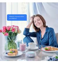 Умная колонка &laquo;Капсула Мини&raquo; с помощником &laquo;Маруся&raquo;, светло-серая