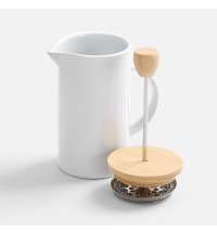 Френч-пресс Ceramero, белый
