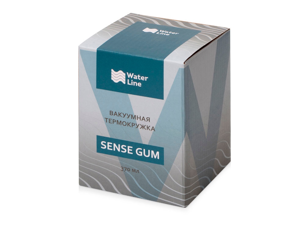Вакуумная термокружка &laquo;Sense Gum&raquo;, непротекаемая крышка, soft-touch