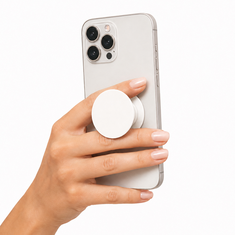 Подставка-держатель для телефона PopSocket, белый