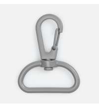 Застежка-карабин Snap Hook, L, серая