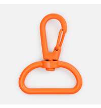 Застежка-карабин Snap Hook, L, оранжевый неон