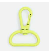 Застежка-карабин Snap Hook, L, желтый неон