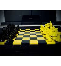 Шахматы ручной работы TABIA из акрилового камня/дерево Бук