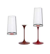 Хрустальный бокал для игристого вина на магните Trebonn SplitGlass, 2 шт, 320 мл