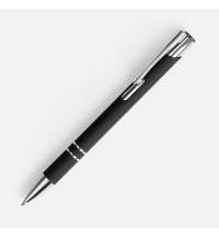 Ручка шариковая Keskus Soft Touch в футляре, черная