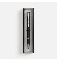 Ручка шариковая Keskus Soft Touch в футляре, черная
