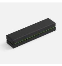 Ручка шариковая Keskus Soft Touch в футляре, зеленое яблоко