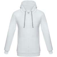 Толстовка на молнии с капюшоном Unit Siverga, белая