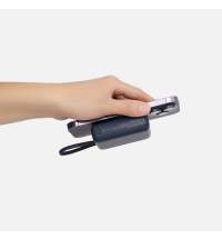 Внешний аккумулятор с подсветкой Риттер PD (Ritter PD) 10000mAh с функцией беспроводной зарядки 15W, синий