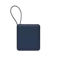 Внешний аккумулятор с подсветкой Риттер PD (Ritter PD) 10000mAh с функцией беспроводной зарядки 15W, синий