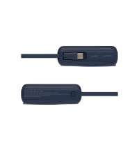 Внешний аккумулятор с подсветкой Риттер PD (Ritter PD) 10000mAh с функцией беспроводной зарядки 15W, синий