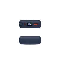 Внешний аккумулятор с подсветкой Риттер PD (Ritter PD) 10000mAh с функцией беспроводной зарядки 15W, синий