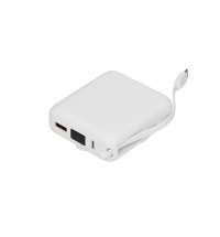 Внешний аккумулятор с подсветкой Риттер PD (Ritter PD) 10000mAh с функцией беспроводной зарядки 15W, белый