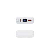Внешний аккумулятор с подсветкой Риттер PD (Ritter PD) 10000mAh с функцией беспроводной зарядки 15W, белый
