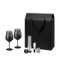 Подарочный набор Блэк Эдишн (Black Edition), Винтаро (Vintaro) (2 бокала + набор для вина)