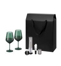 Подарочный набор Эмеральд (Emerald), Винтаро (Vintaro) (2 бокала + набор для вина)