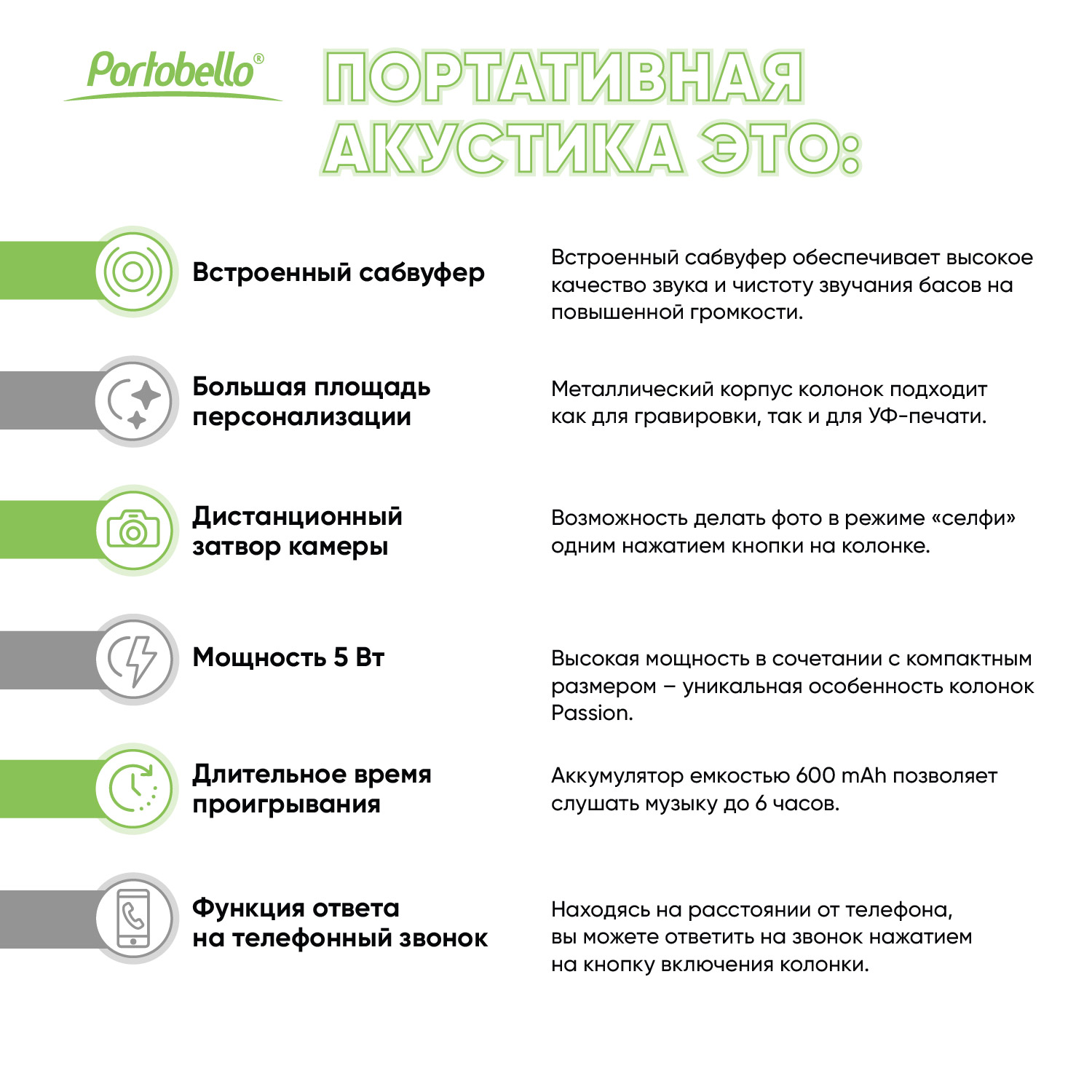 Беспроводная колонка Пэшн (Passion) 80dB 600 mAh (Bluetooth 5.4), фиолетовая