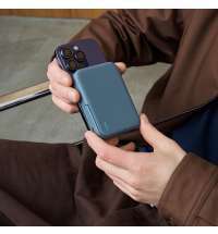 Внешний аккумулятор Юнион PD (Union PD) 10000mAh с функцией беспроводной зарядки 15W, серый