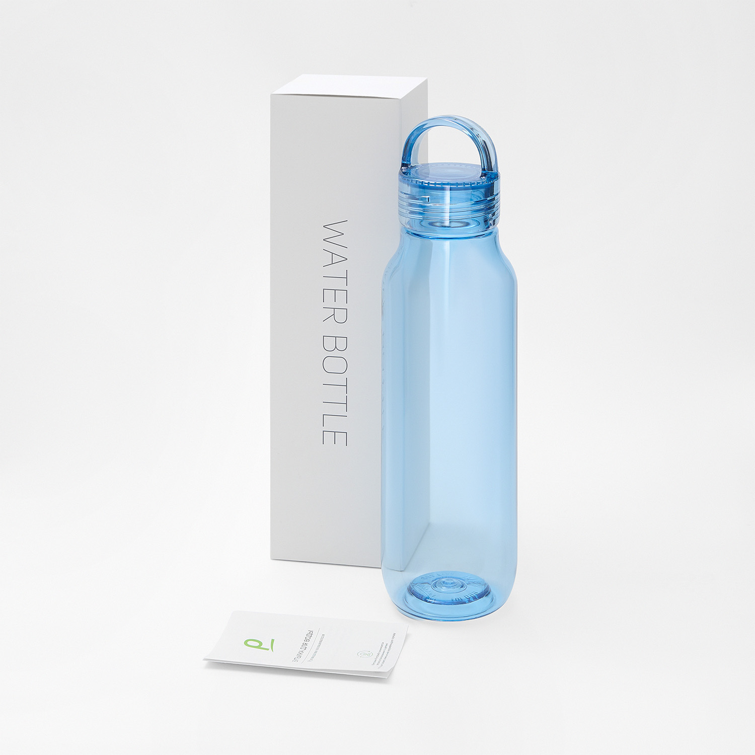 Бутылка для воды Импульс (Impulse), черная, под полную запечатку