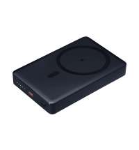 Внешний аккумулятор Атлантис Плюс PD (Atlantis PD Plus) 10000mAh с функцией беспроводной зарядки 15W, синий