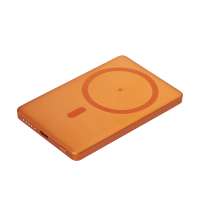 Внешний аккумулятор Атлантис (Atlantis) PD 5000mAh с функцией беспроводной зарядки 15W, оранжевый