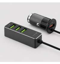 АЗУ 1 USB + 3 USB для пассажиров, QC 3.0, 7Аa