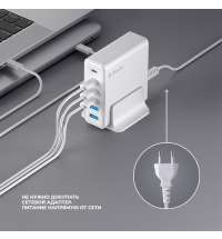 Зарядная станция 4xUSB Type-C, 2xUSB, PD, QC, 160Вт