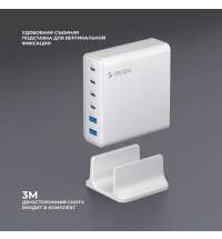Зарядная станция 4xUSB Type-C, 2xUSB, PD, QC, 160Вт