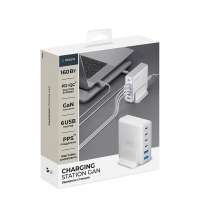 Зарядная станция 4xUSB Type-C, 2xUSB, PD, QC, 160Вт