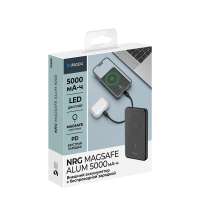 Внешний АКБ NRG MageSafe Alum 5000 мА-ч, 15Вт QI