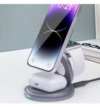 Беспроводная зарядная станция 3 в 1 MagSafe Rotation QI складная