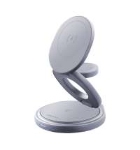 Беспроводная зарядная станция 3 в 1 MagSafe Rotation QI складная