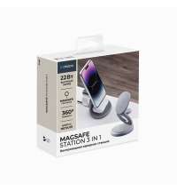Беспроводная зарядная станция 3 в 1 MagSafe Rotation QI складная