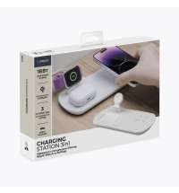 Зарядная станция 3 в 1: iPhone, Apple Watch, Airpods, беспроводная, 17,5 Вт
