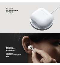 Беспроводные наушники с микрофоном Air Nova 2, TWS, BT5.4, 300 мАч, QI
