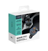 FM-трансмиттер Wave Pro, QC/PD, LED, 48Вт, ENC, Bass boost