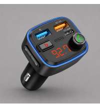 FM-трансмиттер Wave Pro, QC/PD, LED, 48Вт, ENC, Bass boost