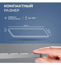 Беспроводная клавиатура Air Keyboard для MAC, Windows, 500 мАч, алюминий