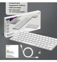 Беспроводная клавиатура Air Keyboard для MAC, Windows, 500 мАч, алюминий