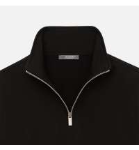 Толстовка на молнии унисекс Флоу (Flow), черная, размер 5XL/6XL