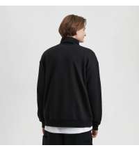 Толстовка на молнии унисекс Флоу (Flow), черная, размер 5XL/6XL