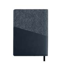 Ежедневник недатированный DENIM, синий, формат А5, блок в линейку