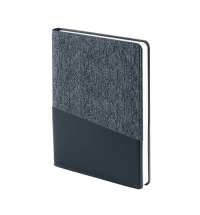 Ежедневник недатированный DENIM, синий, формат А5, блок в линейку