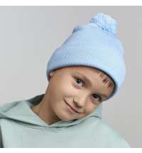 Шапка вязаная детская с помпоном KID WIND-S